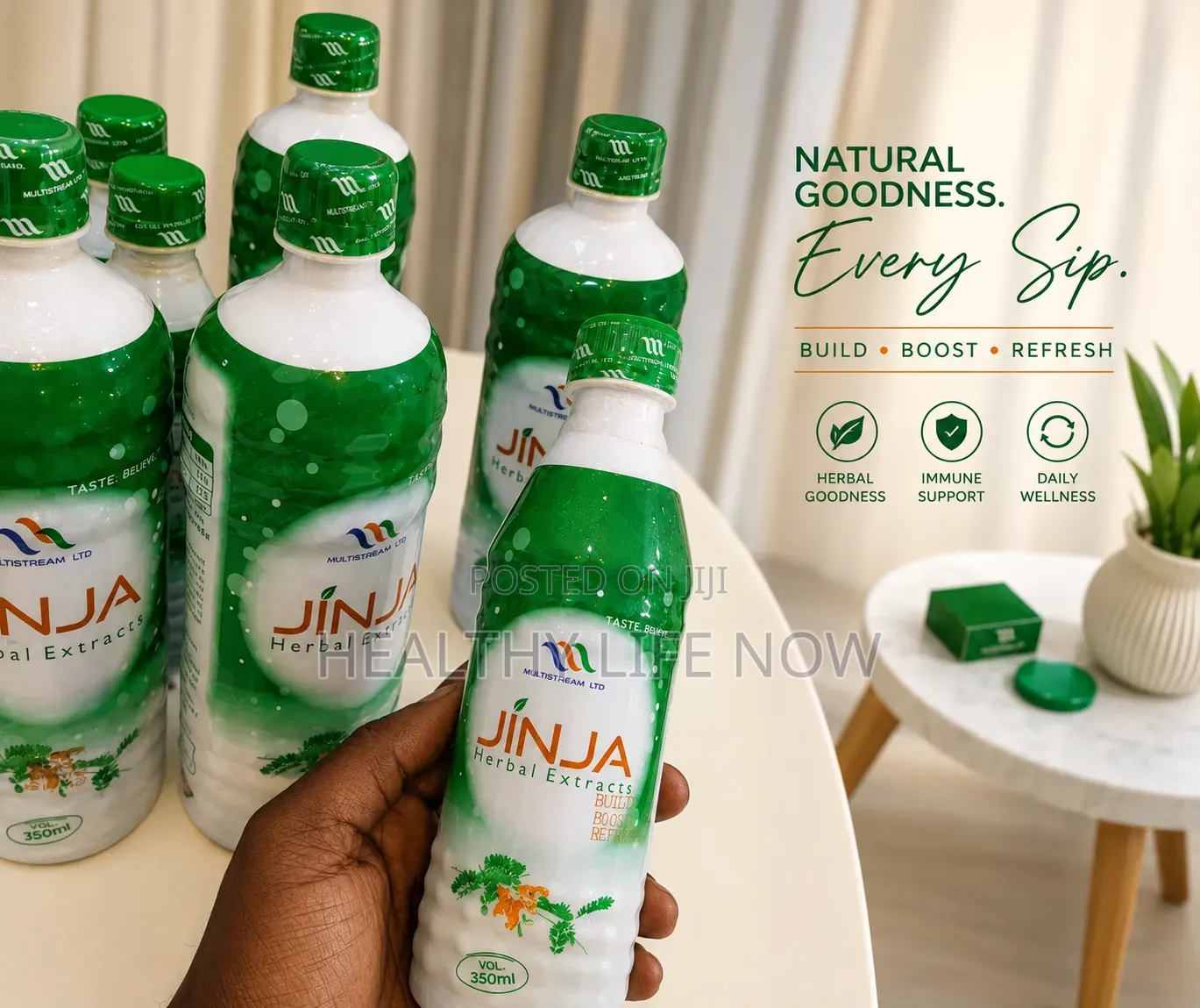 Jinja Herbal Extract Design to Support Healthy Living