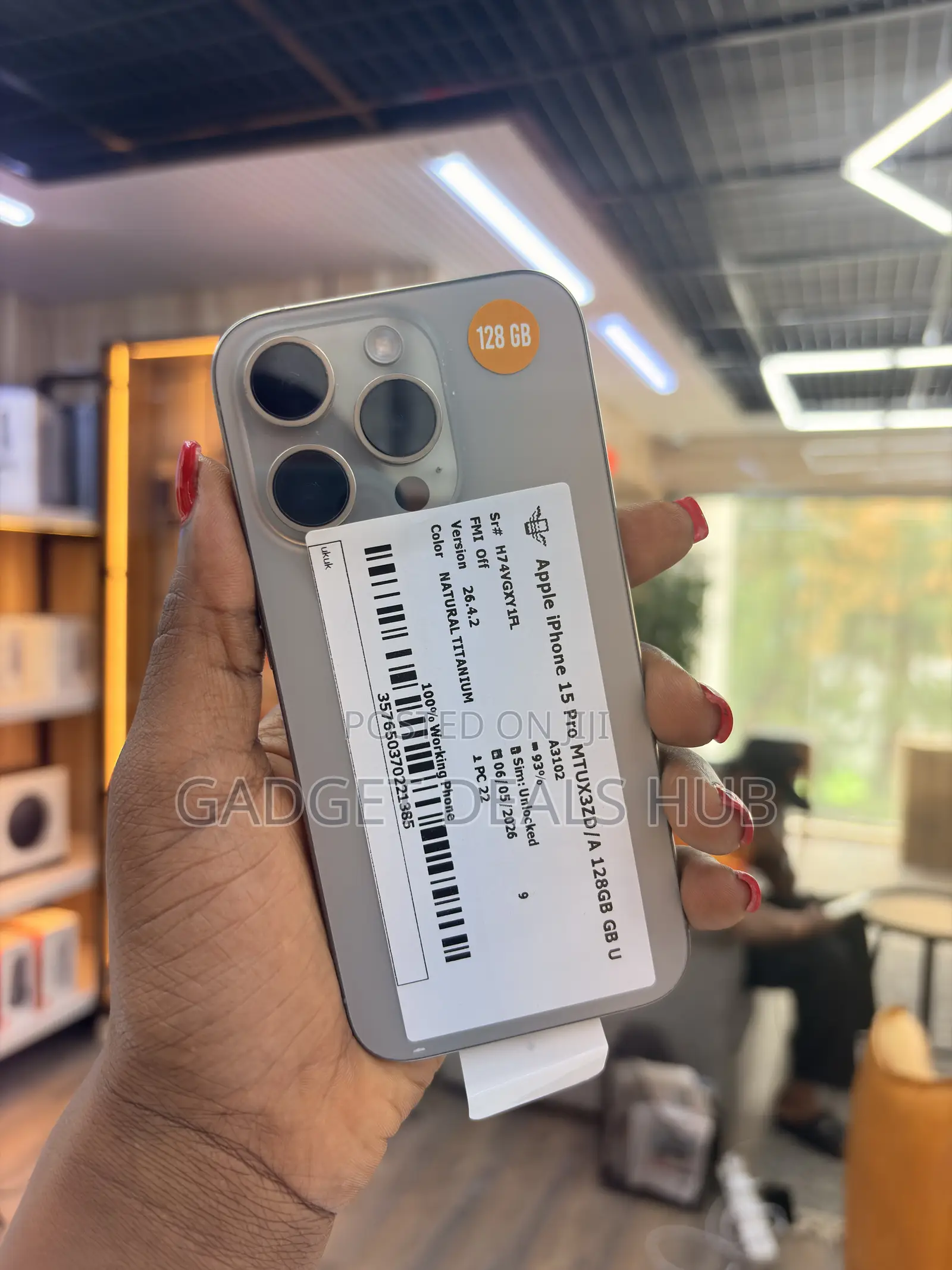 Apple iPhone 15 Pro 128 GB Gray