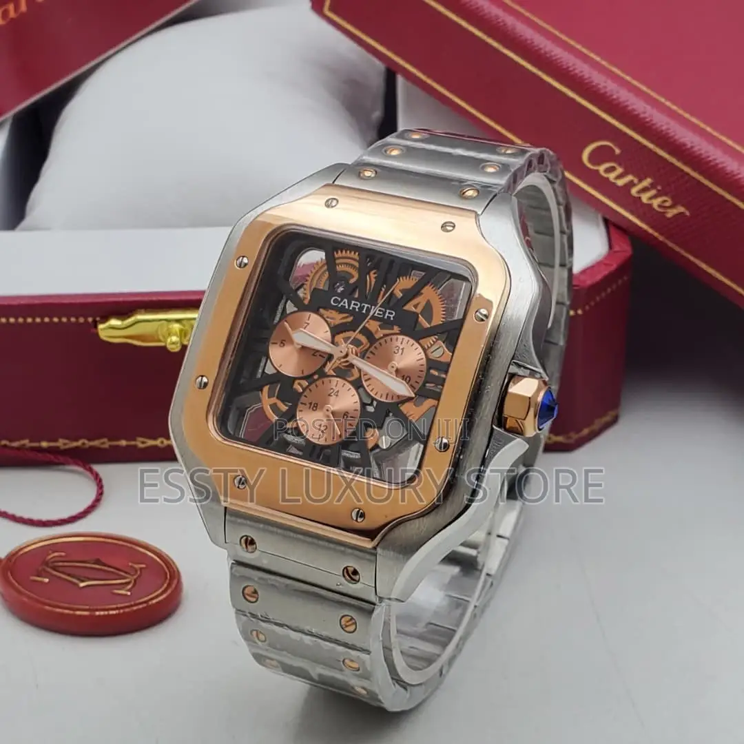 High Quality Luxury Cartier Chrome Skeleton Chain