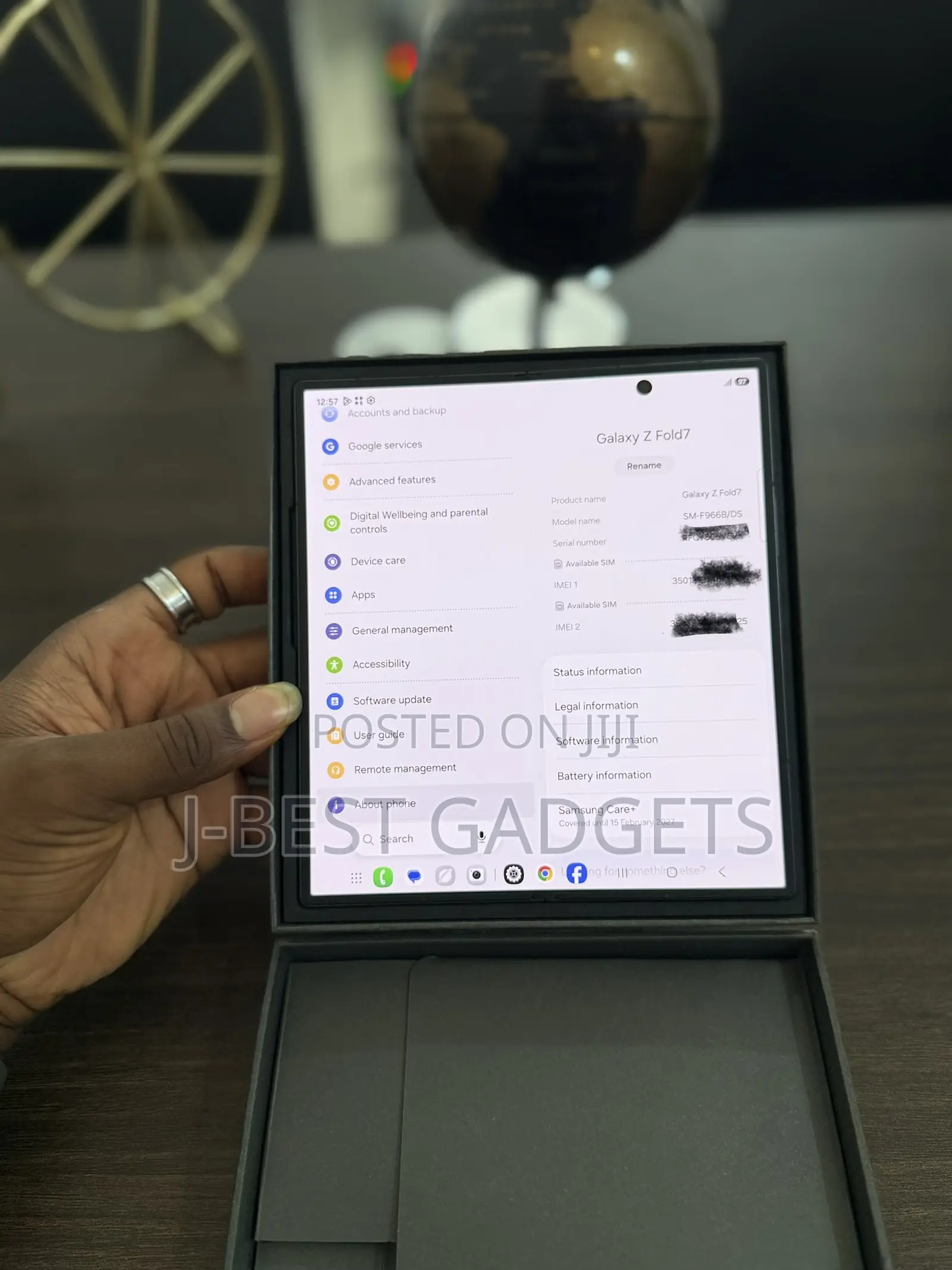Samsung Galaxy Z Fold7 256 GB Black