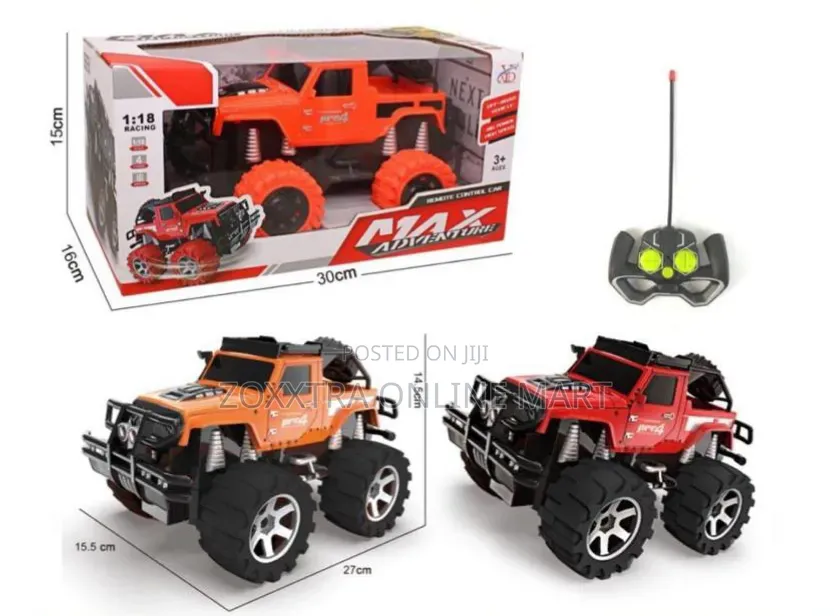 Monster Truck Toy With Remote Control