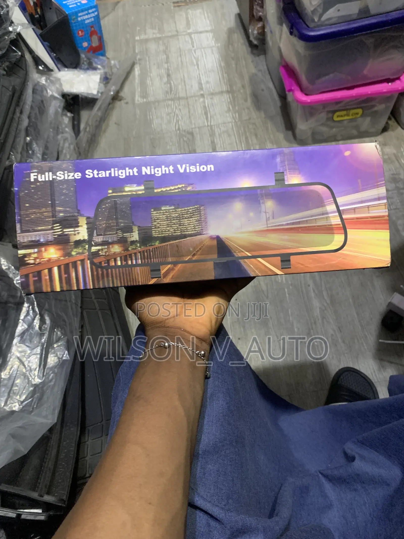Premium Starlight Night Vision Car DVR Rearview Mirror Camera