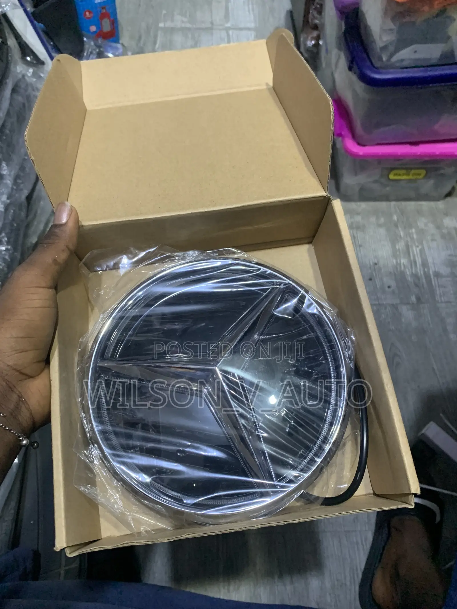 Led Front Grill Star Logo Light for Mercedes Benz (C,E ,Gle, Glaclass)