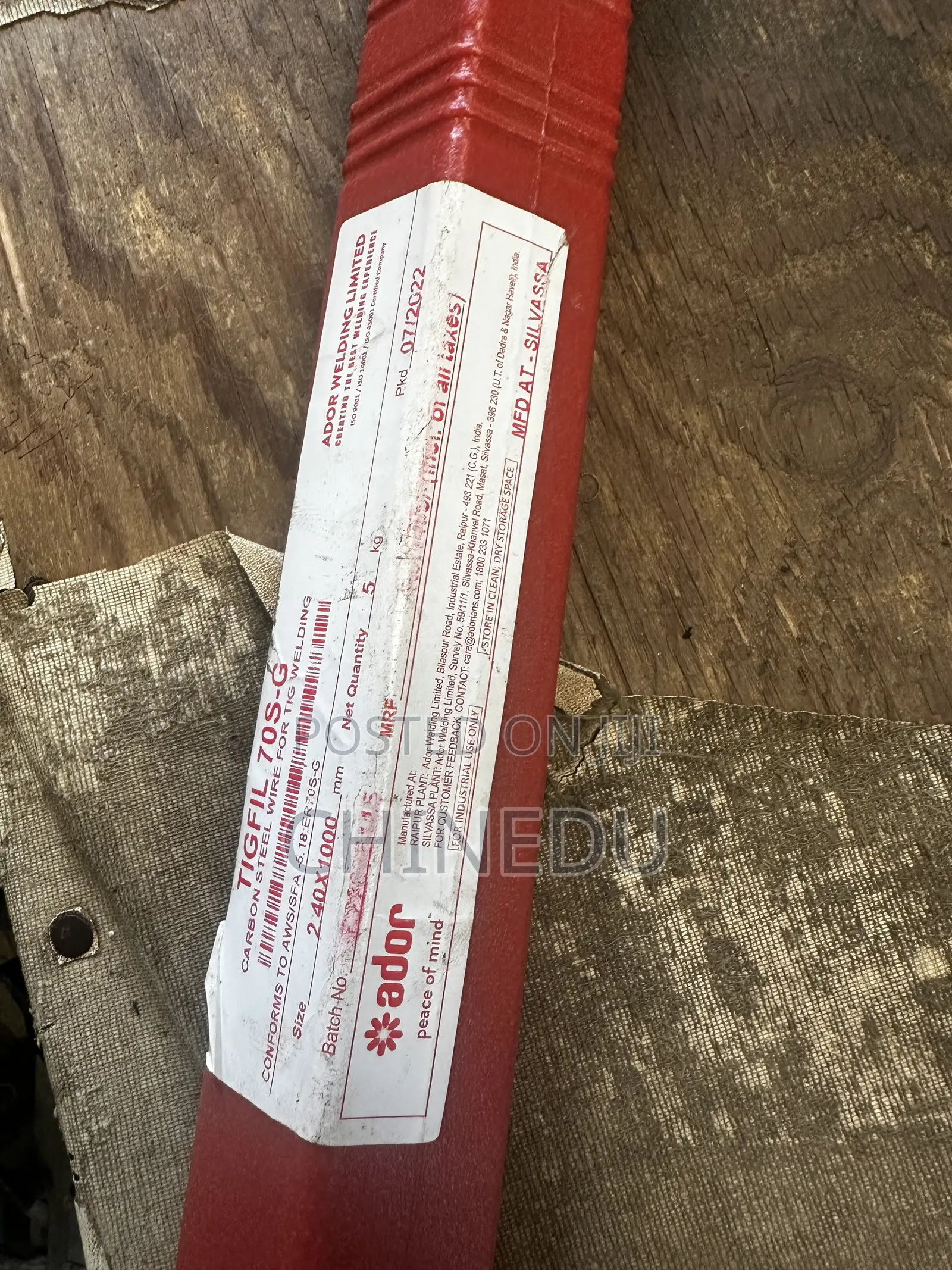 Filler Wire 2.4mm 70s-G Tig