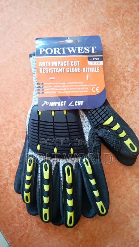 Portwest Anti Impact Resistant Glove Nitrile