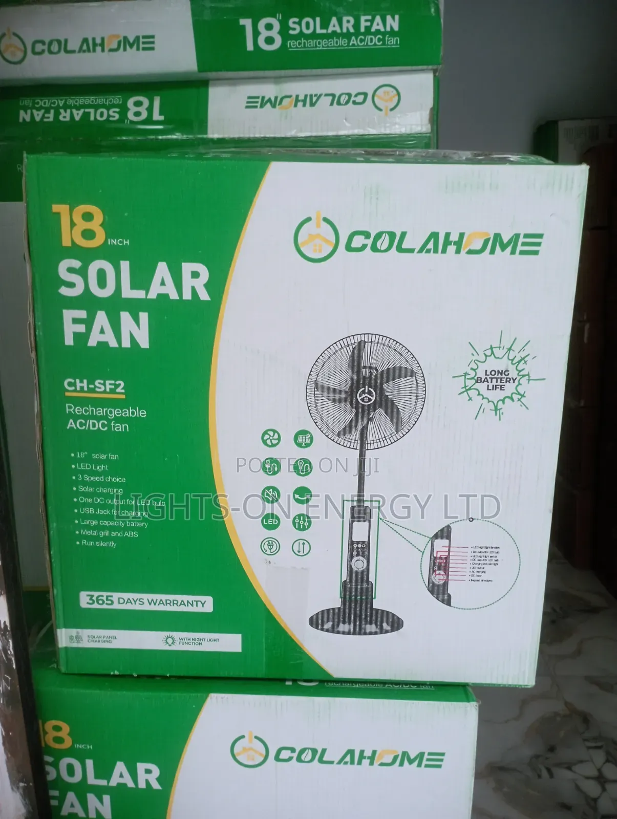 18 Inches Solar Fan