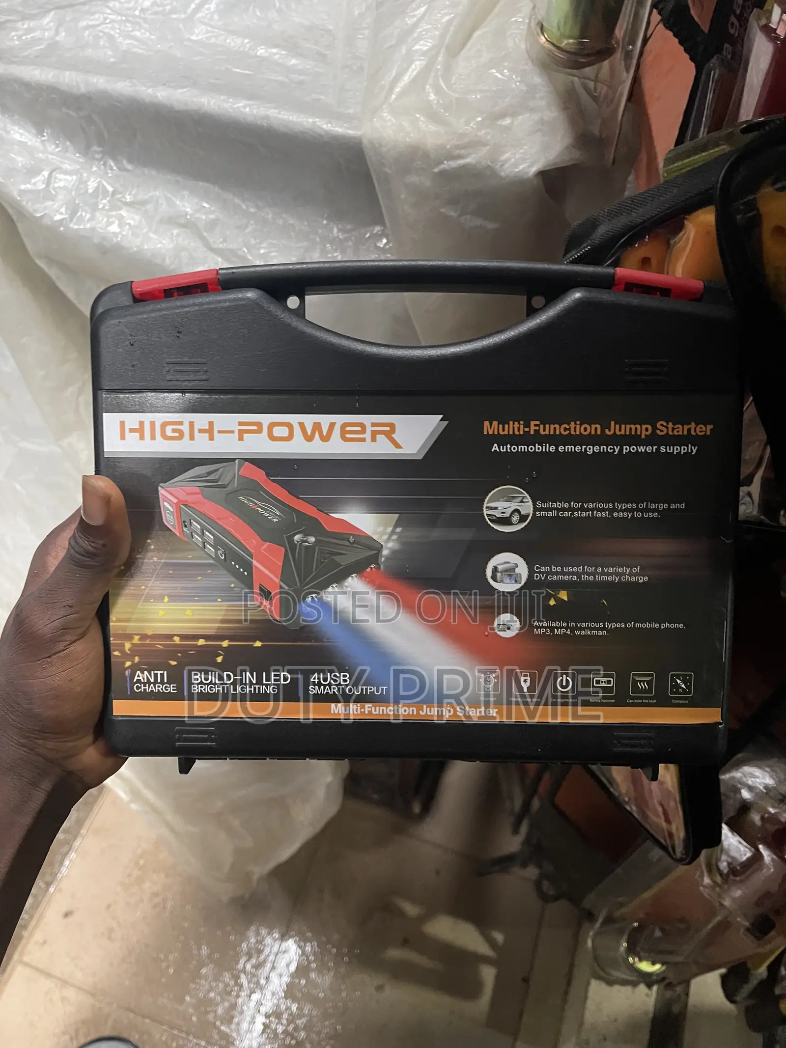 High-Power Multi-Function Car Jump Starter Power Bank