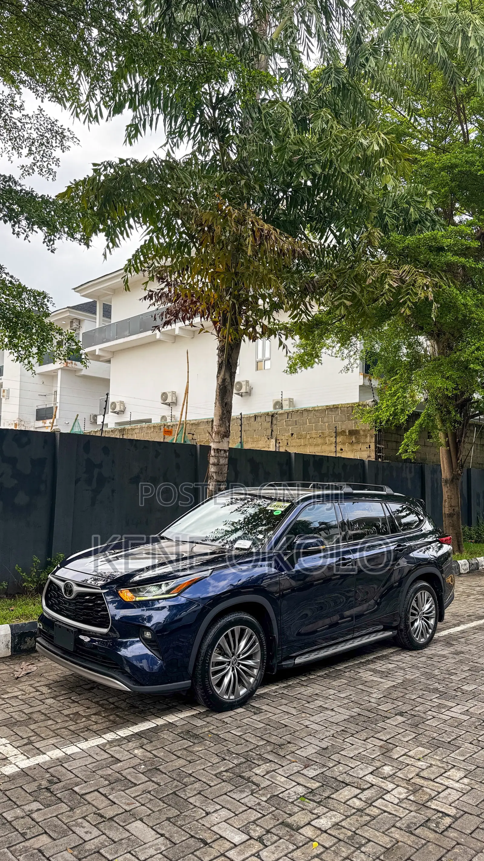 Toyota Highlander Platinum 2021 Blue