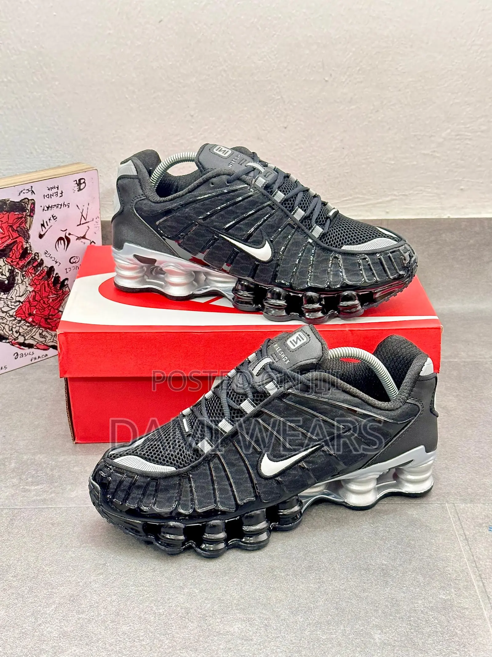 Nike Shox Tl Black/Sliver