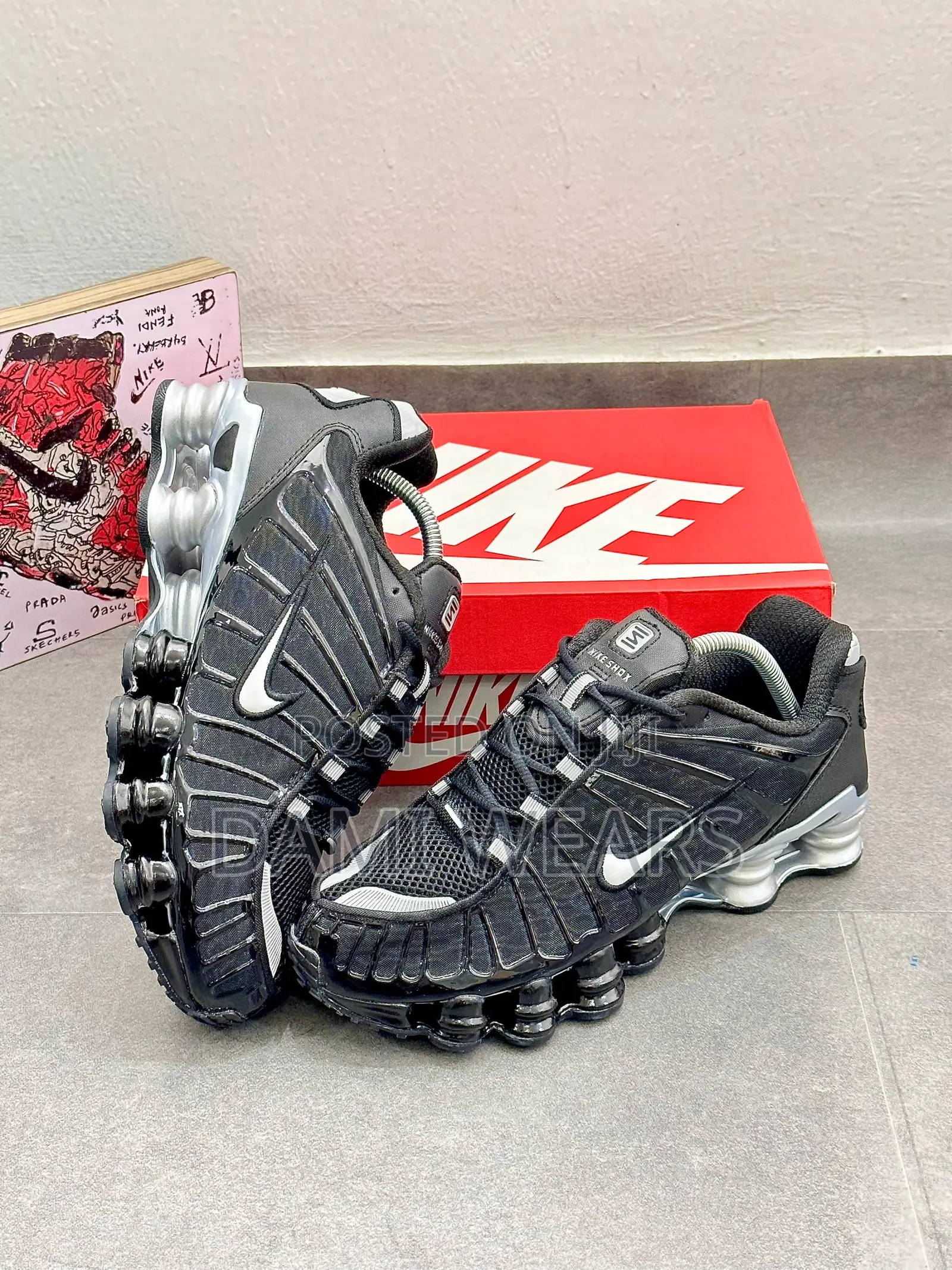 Nike Shox Tl Black/Sliver