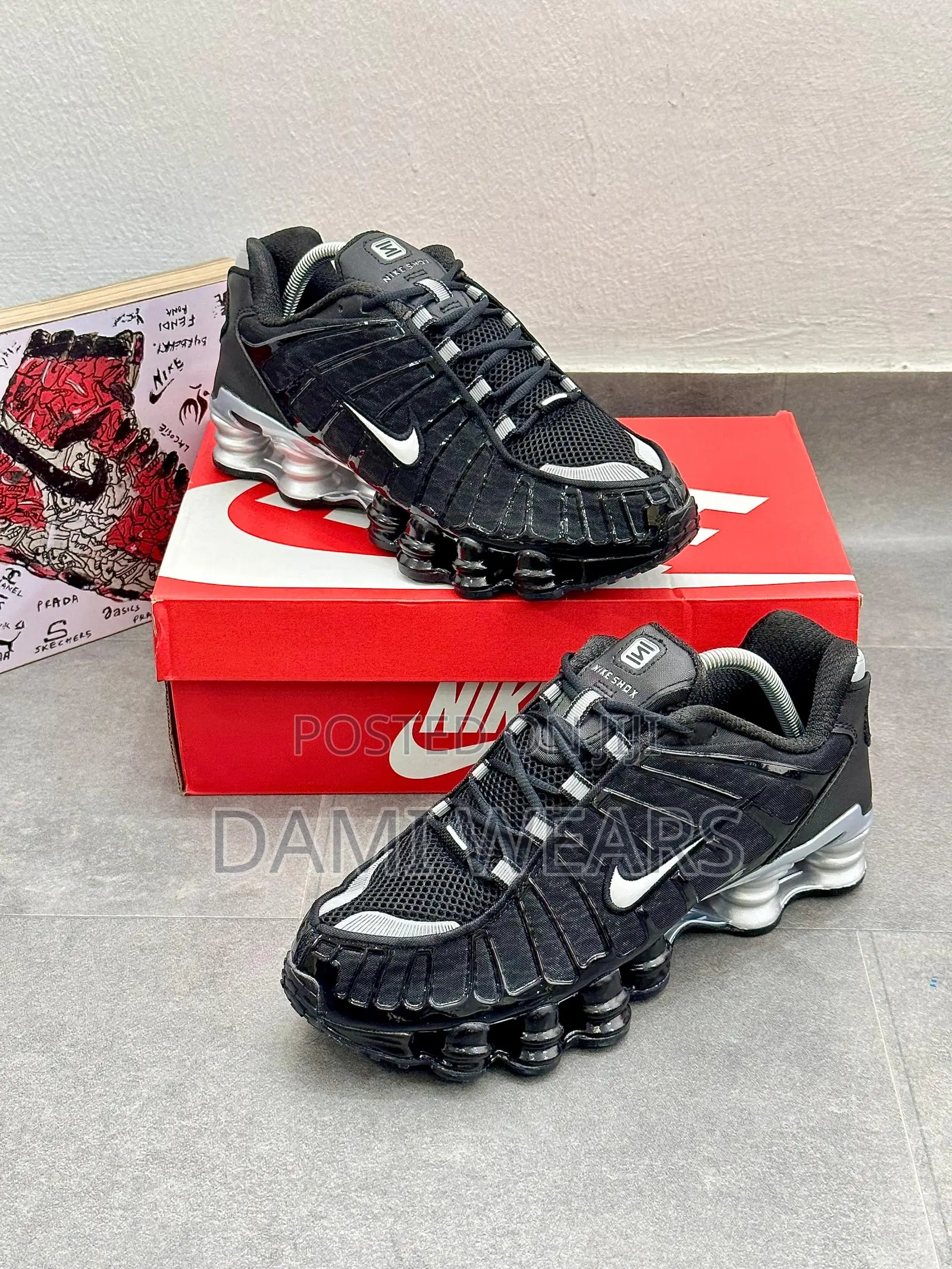 Nike Shox Tl Black/Sliver