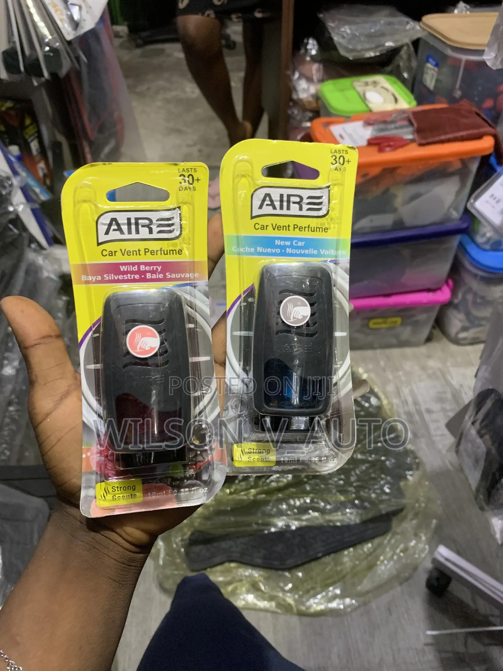 Aire Car Vent Perfume Air Freshener - Long Lasting Strong Scents