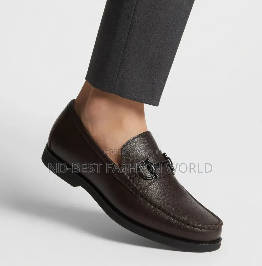 Coffee Brown Leather Shoe