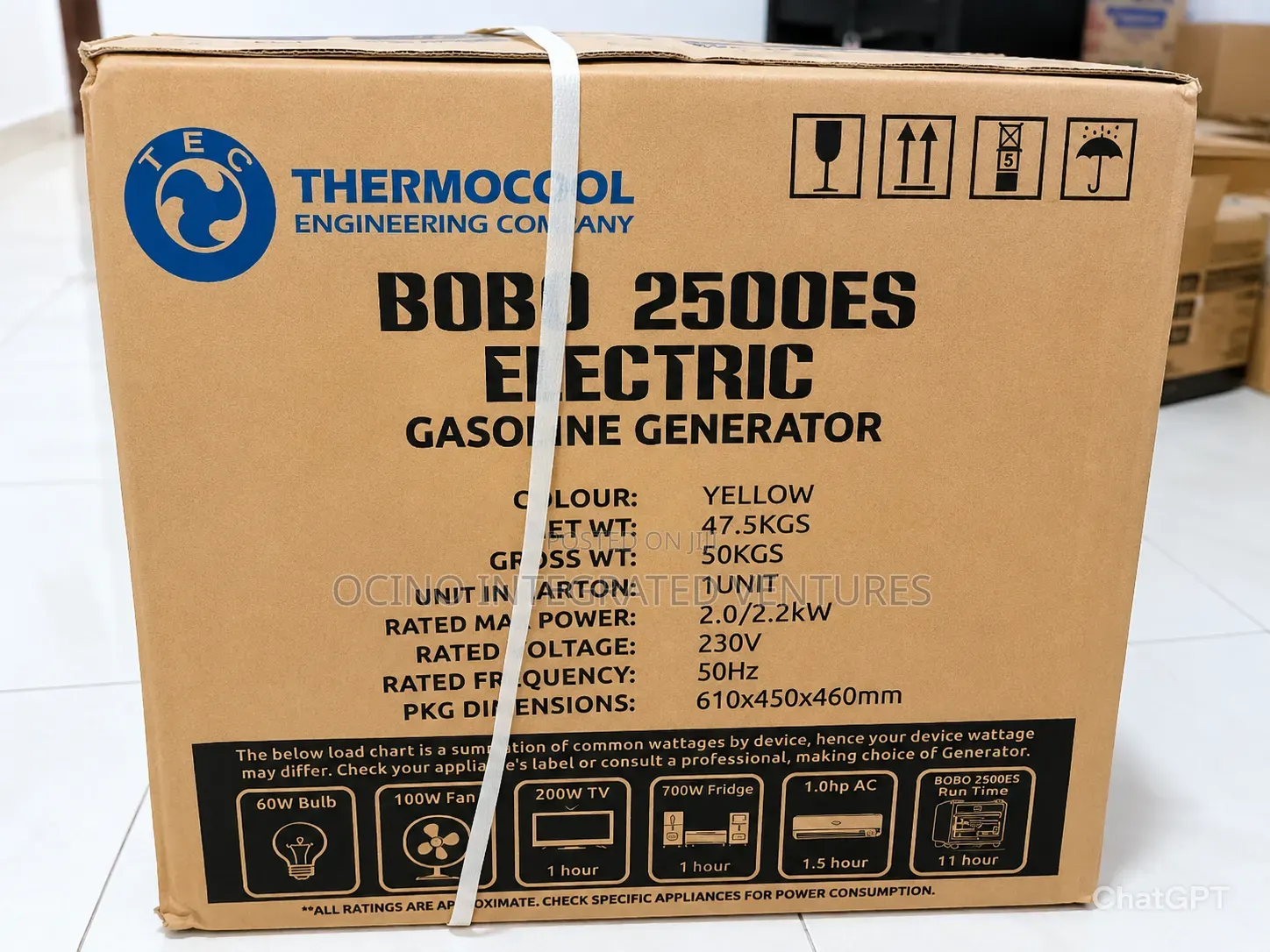 Thermocool Bobo 2500es Generator