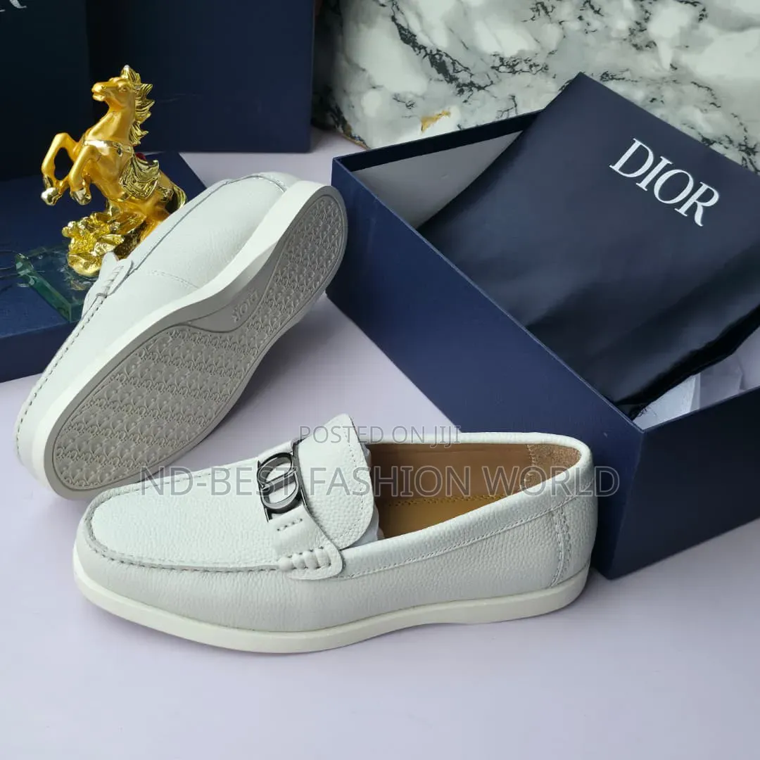 Green Leather Dior Shoes