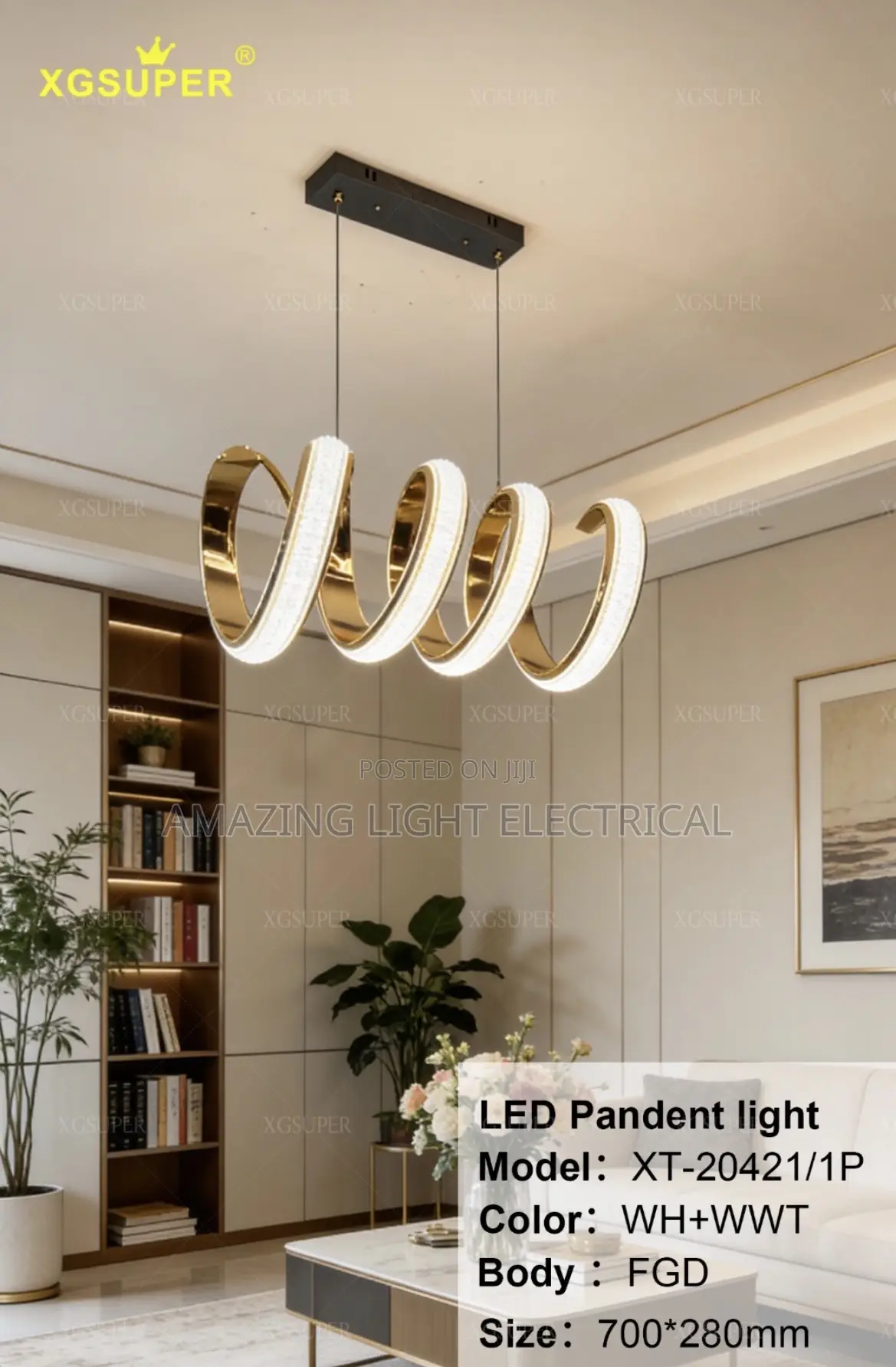 Center Chandelier Lamp