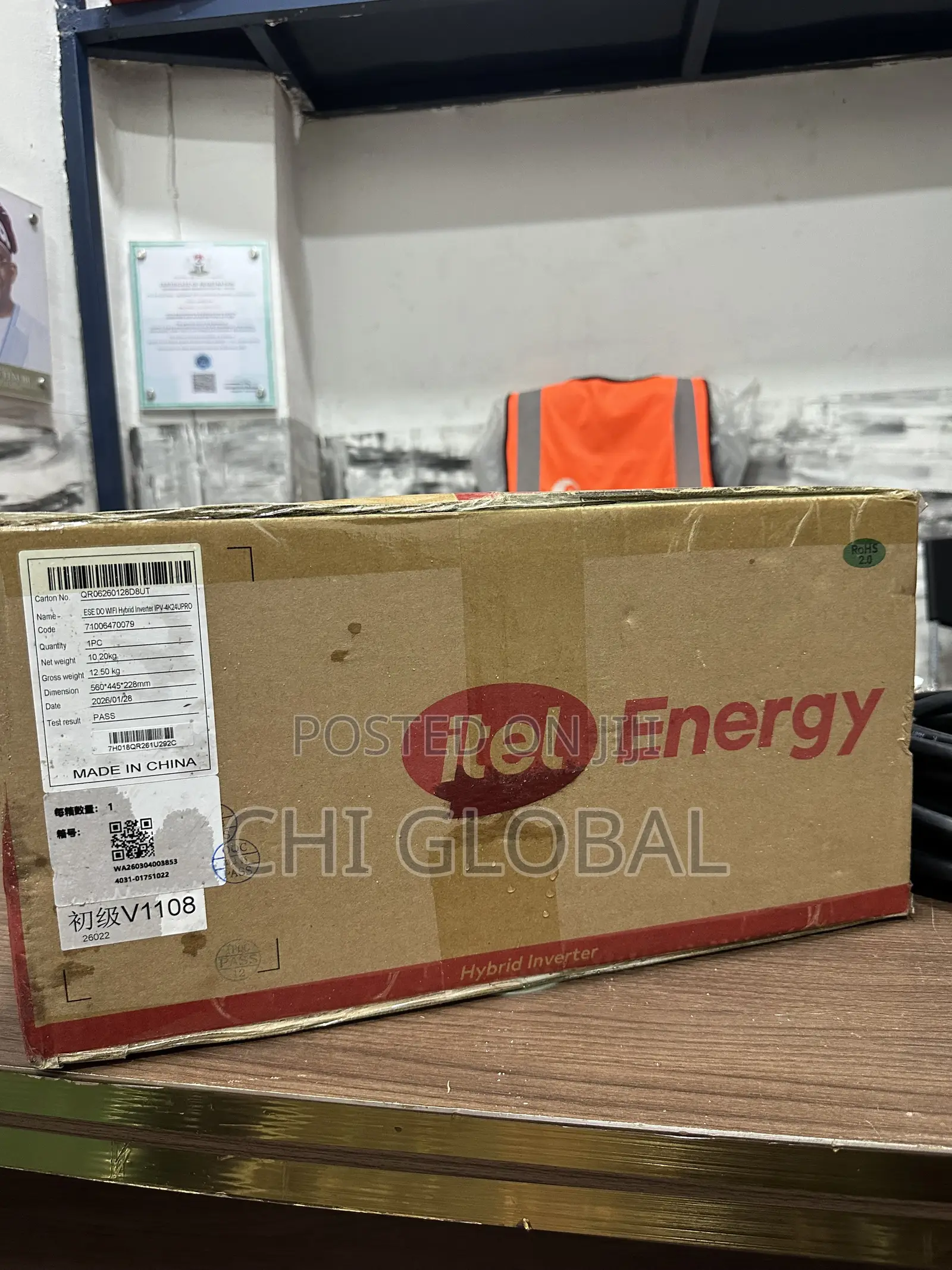 Itel 4kva 24v Hybrid Inverter