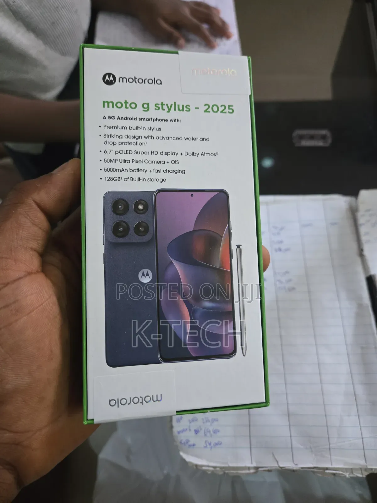 New Motorola Moto G Stylus 5G (2025) 128 GB Blue