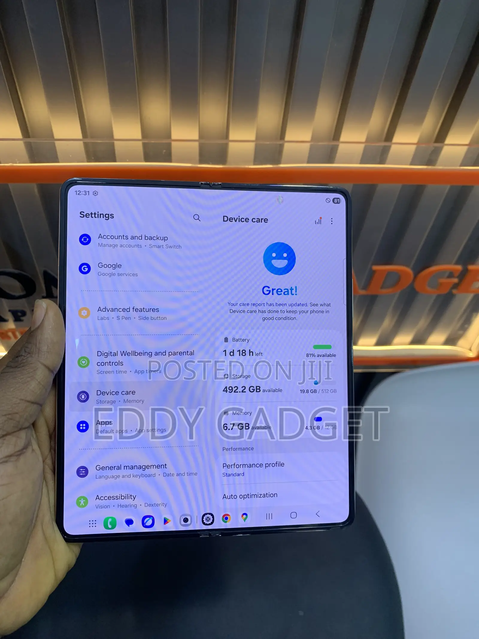 Samsung Galaxy Z Fold4 512 GB Gold