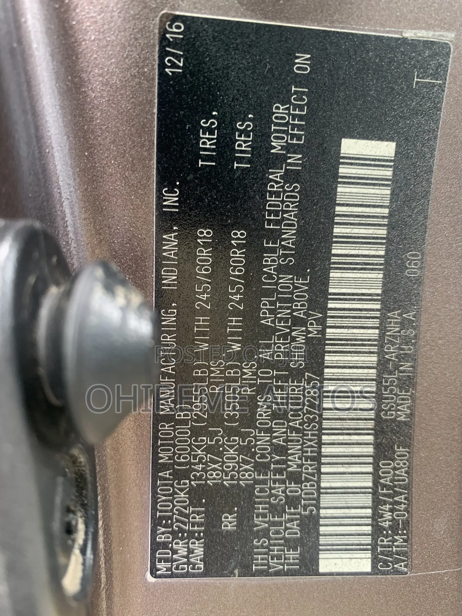 Toyota Highlander 2015 Brown
