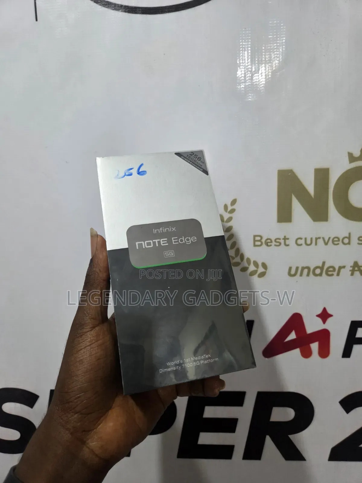 New Infinix Note Edge 256 GB Black