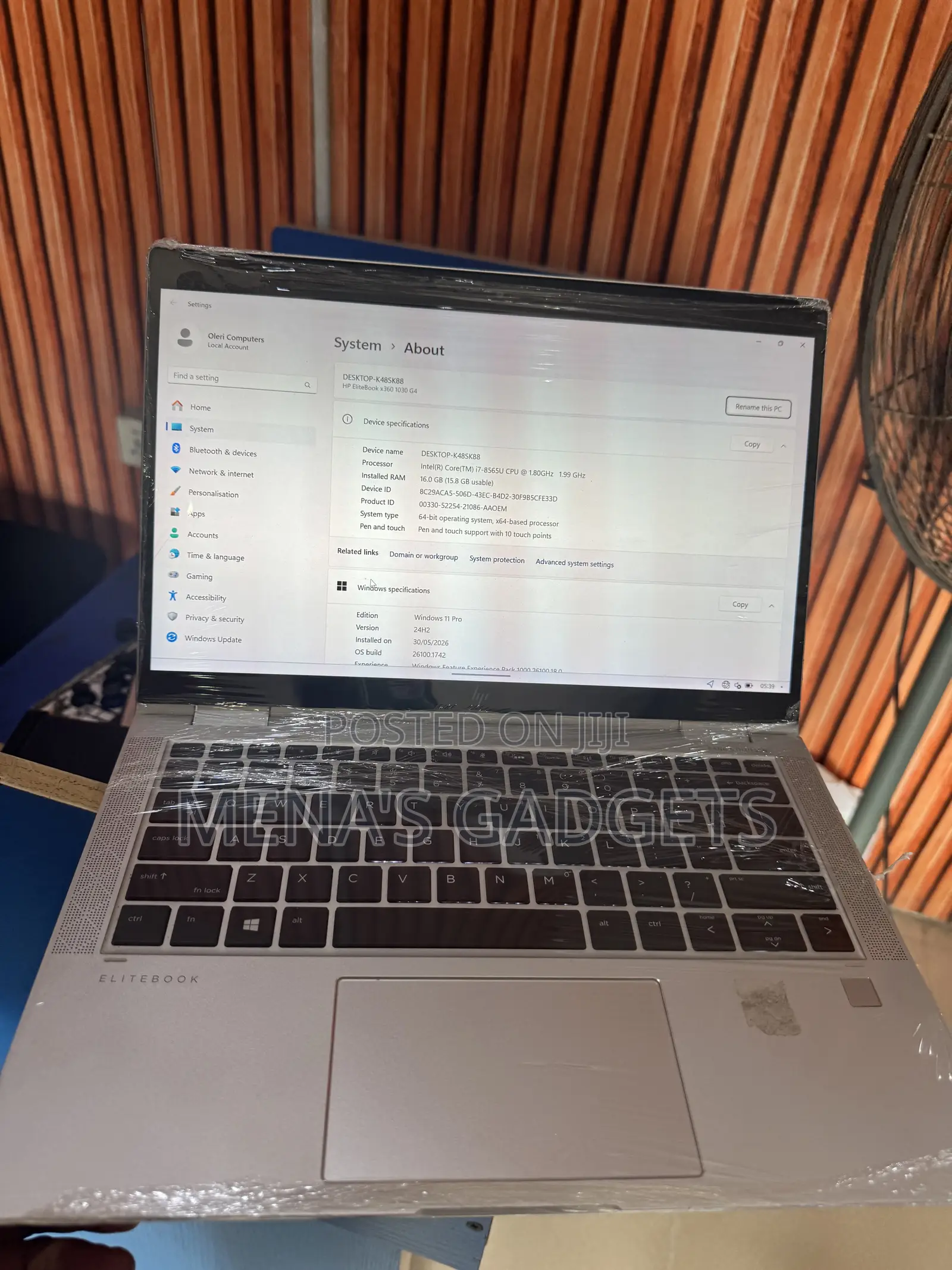 Laptop HP EliteBook x360 1030 G4 16GB Intel Core i7 SSD 512GB