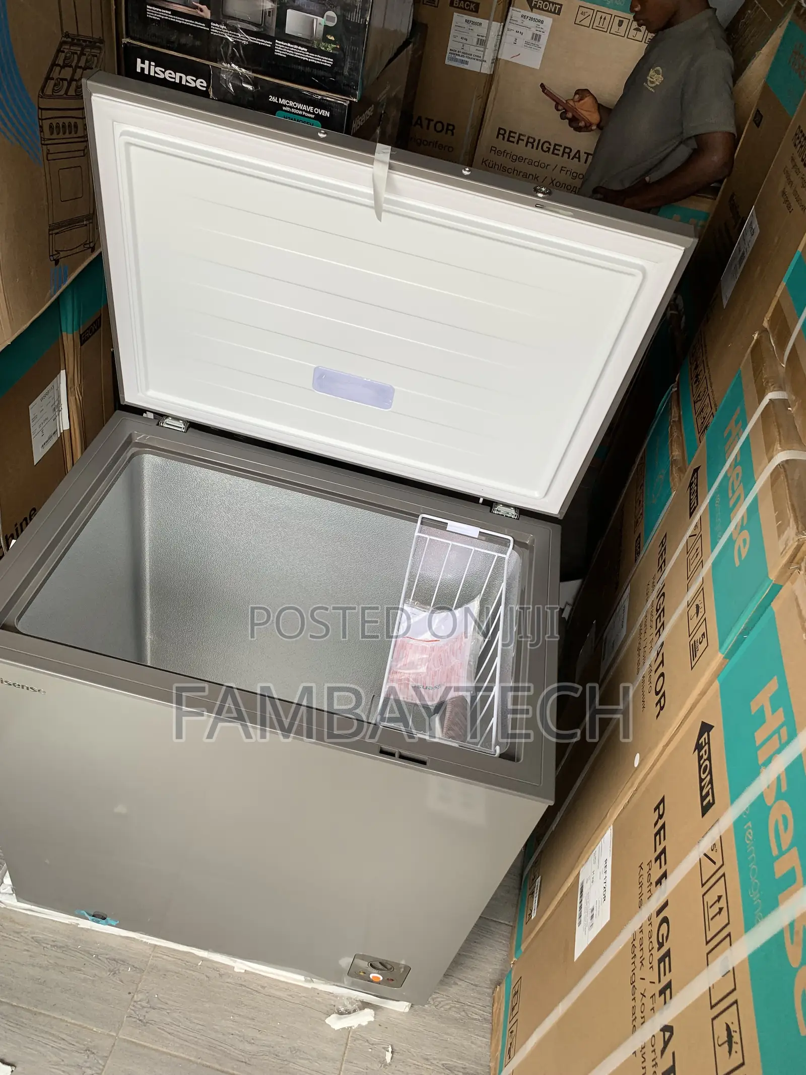 Fast Cooling 198liters Hisense Chest Freezer