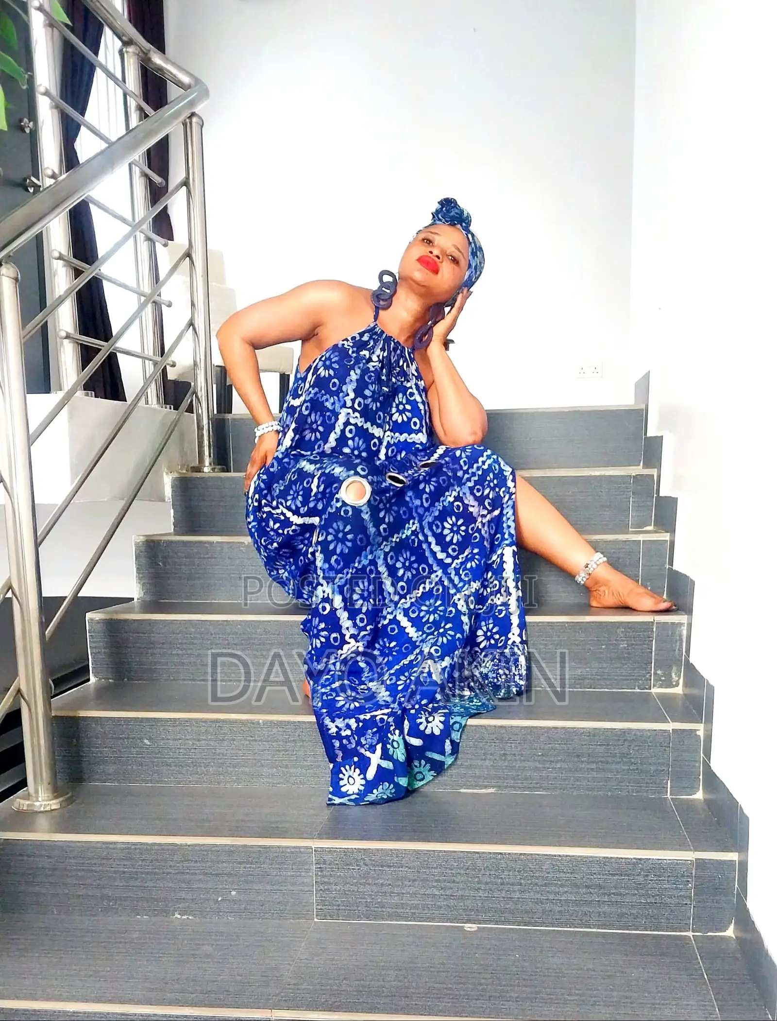 Alluring Adire Crepe