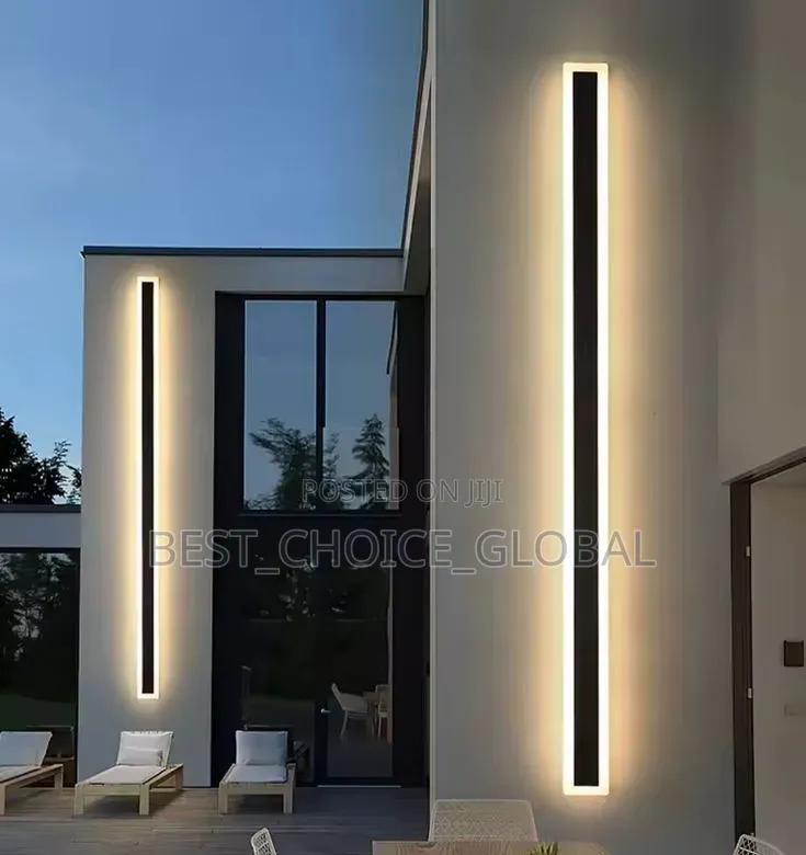 4fit Modern Waterproof Outdoor Long Strip Led Wall Lamps Ip65 Aluminum