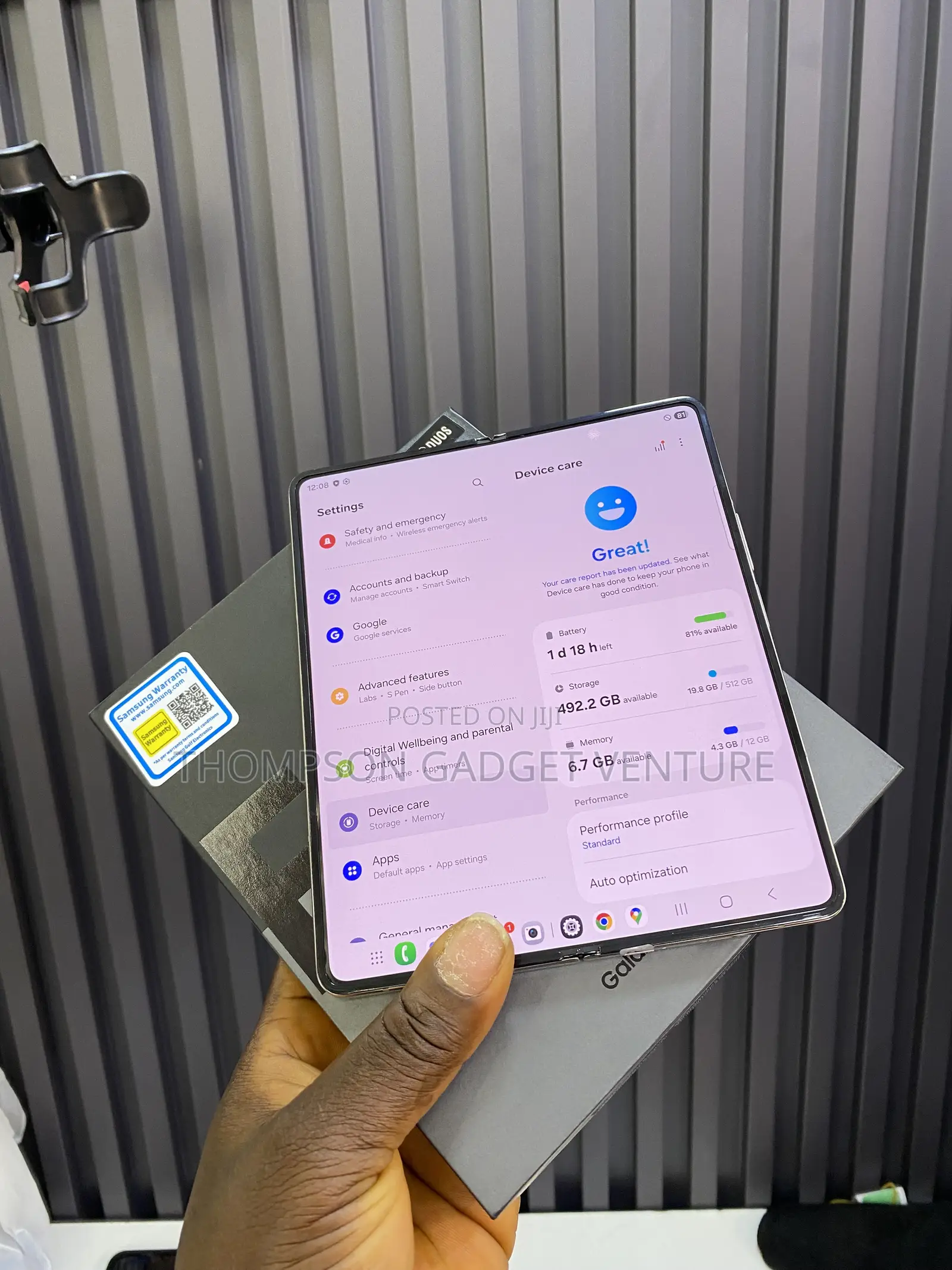 Samsung Galaxy Z Fold4 512 GB Gold