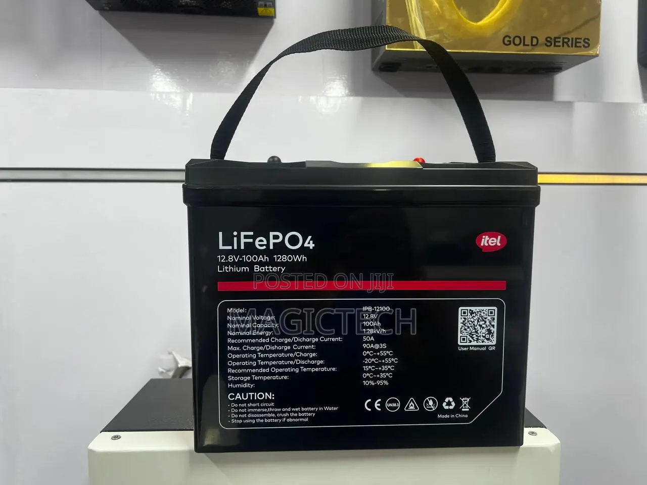 Itel Energy 1.3kwh/12v Lithium Battery