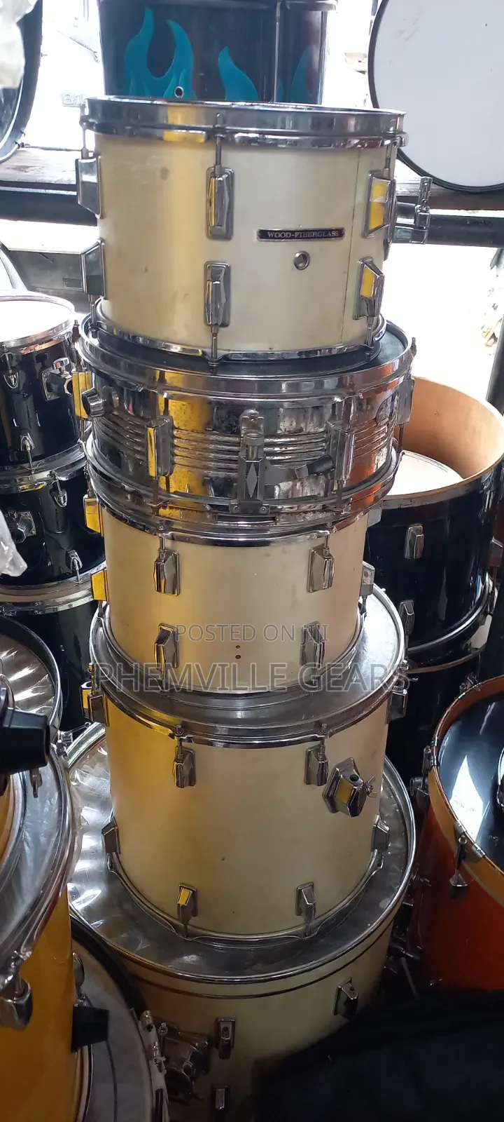 Neat Uk Used 5set Pearl Drums