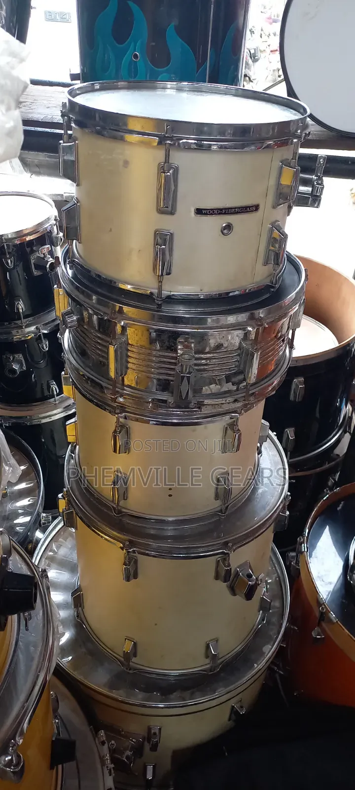 Neat Uk Used 5set Pearl Drums