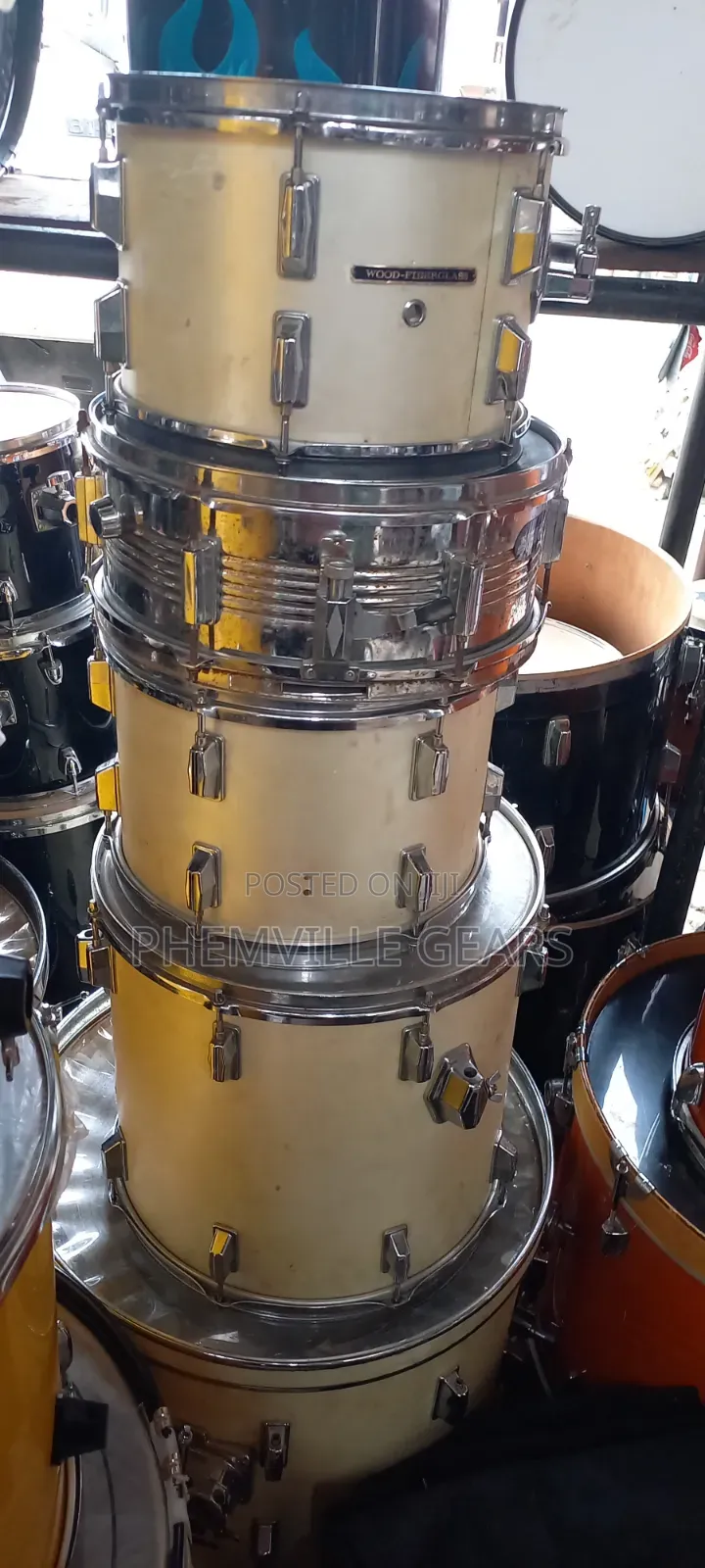 Neat Uk Used 5set Pearl Drums