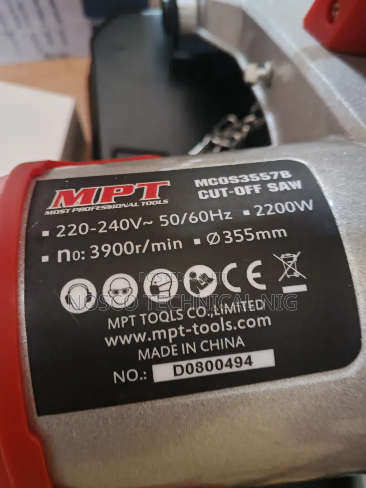 Cut Off Saw Machine