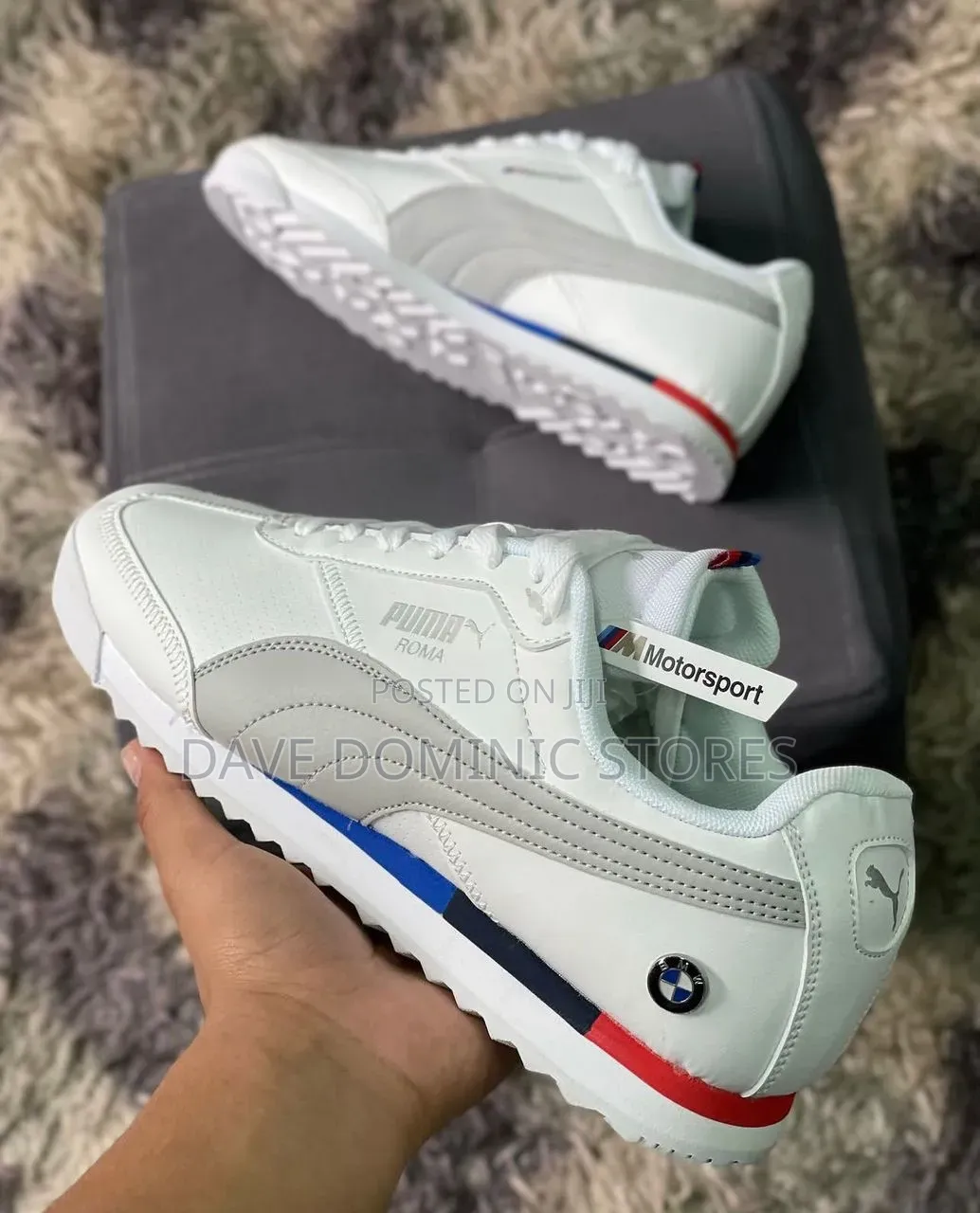 Puma BMW Motorsport X Roma White Luxury Sneakers