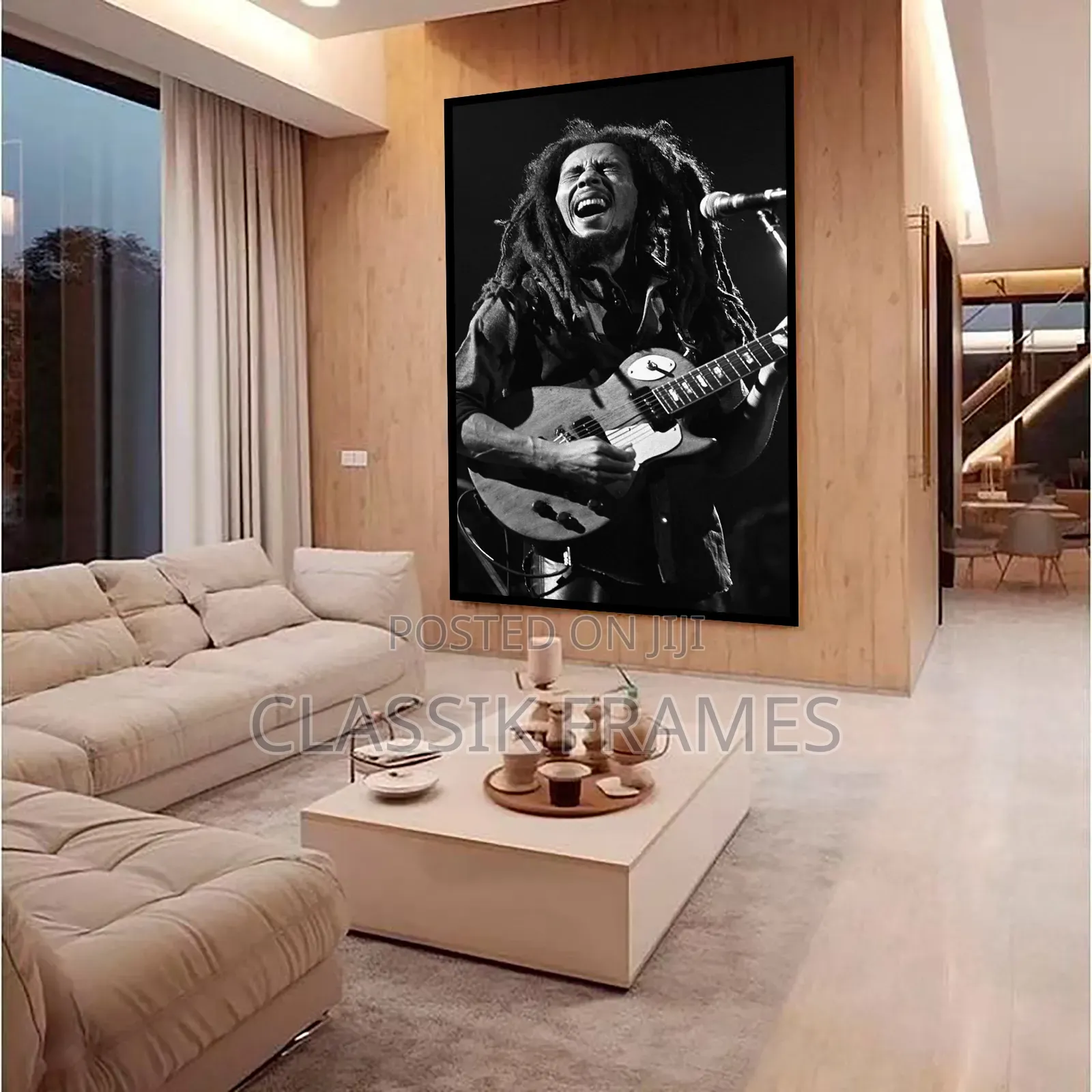 Hd Framed Celebrities Black/White Digi Painting Wallart