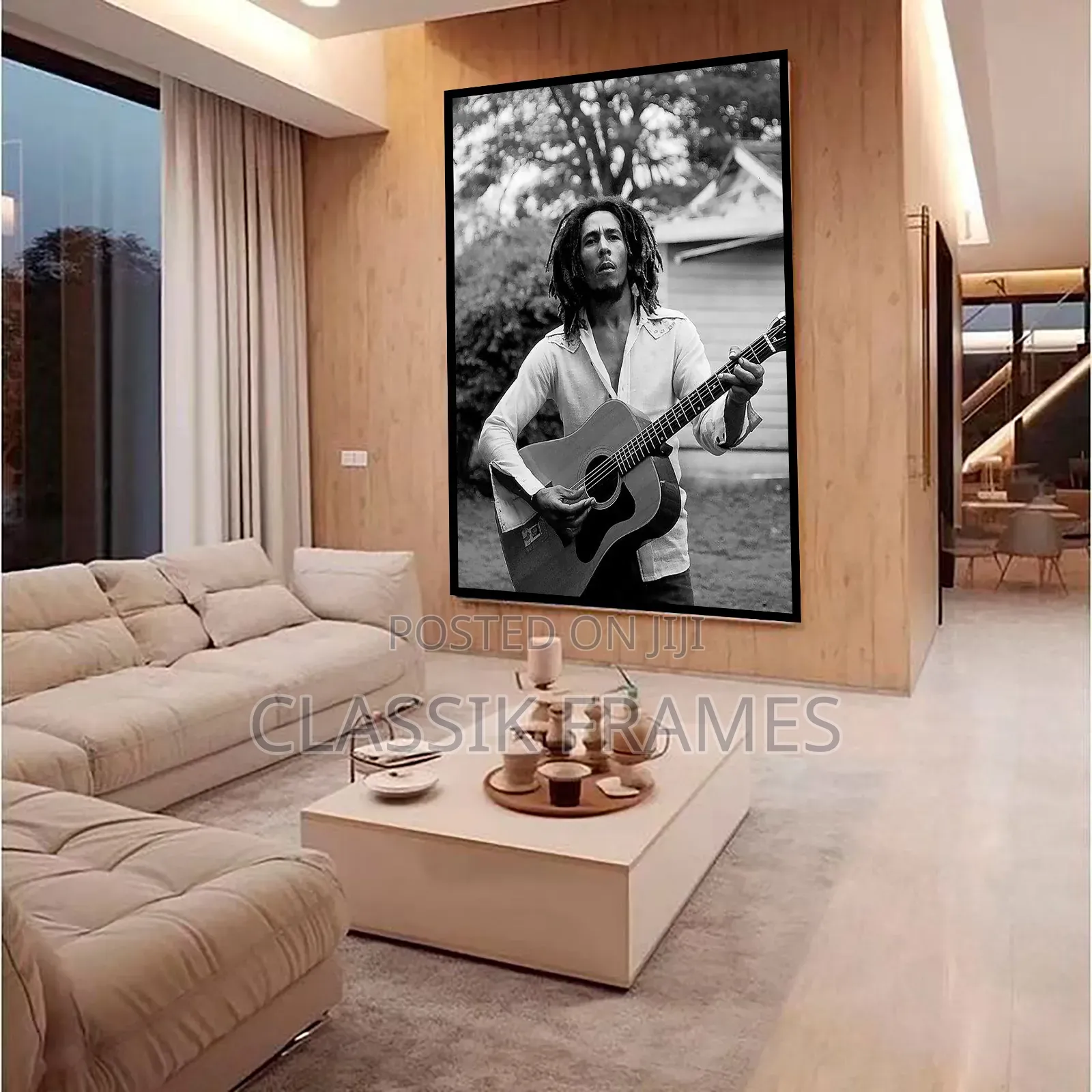 Hd Framed Celebrities Black/White Digi Painting Wallart