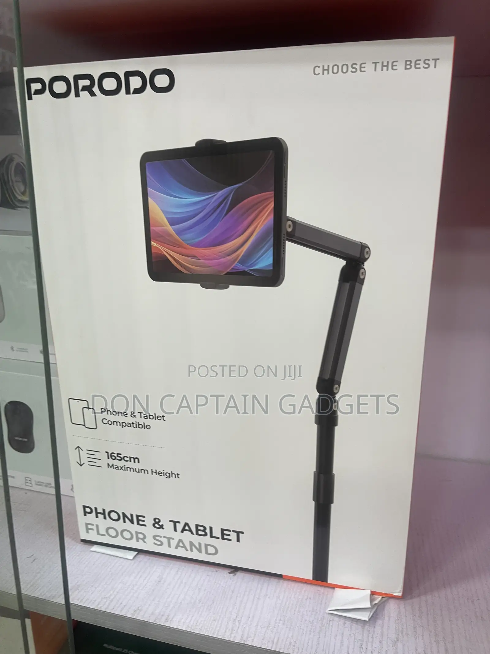 Porodo Tablet Phone Floor Stand 165cm