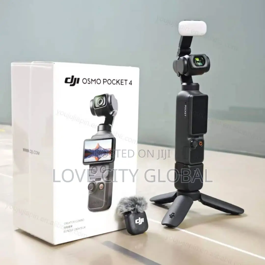 Dji Osmo Pocket 4 Creator Combo 240fps Action Mic Tripod Fill Light