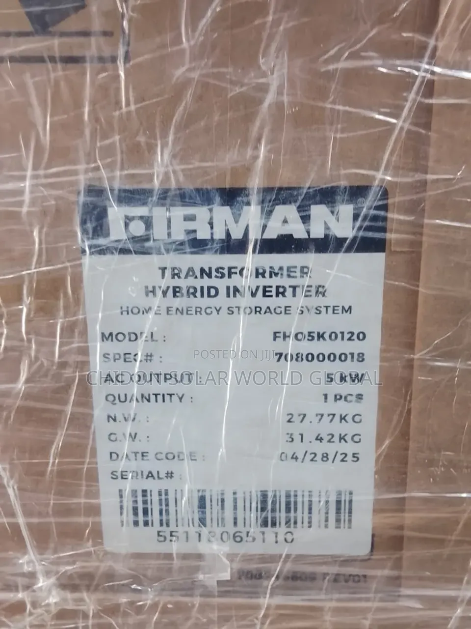 5kva 48v Hybrid Inverter