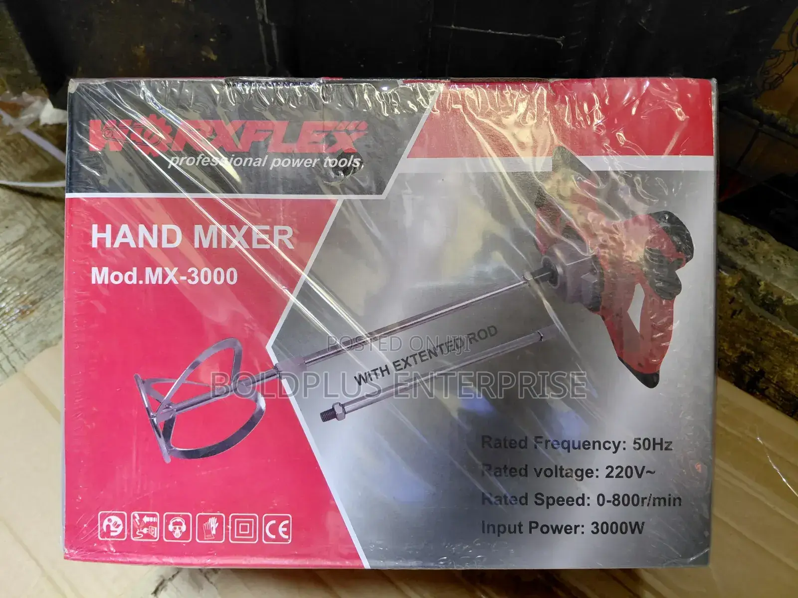 3000 Watts Worxflex Heavy Duty Mixer Machine