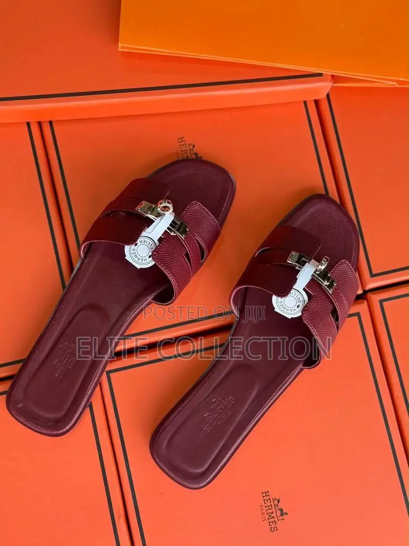 High Quality Hermes Kelly Slippers Available in Size 37-42