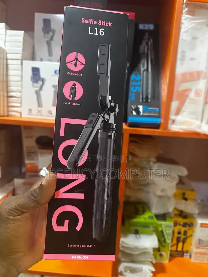L16 Long Bluetooth Selfie Stick Tripod With Remote Hand Stabilizer
