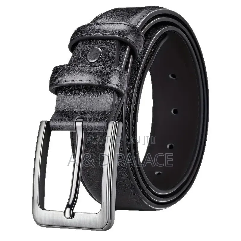 Men's Faux Genuine Leather Vintage Belt 130cm