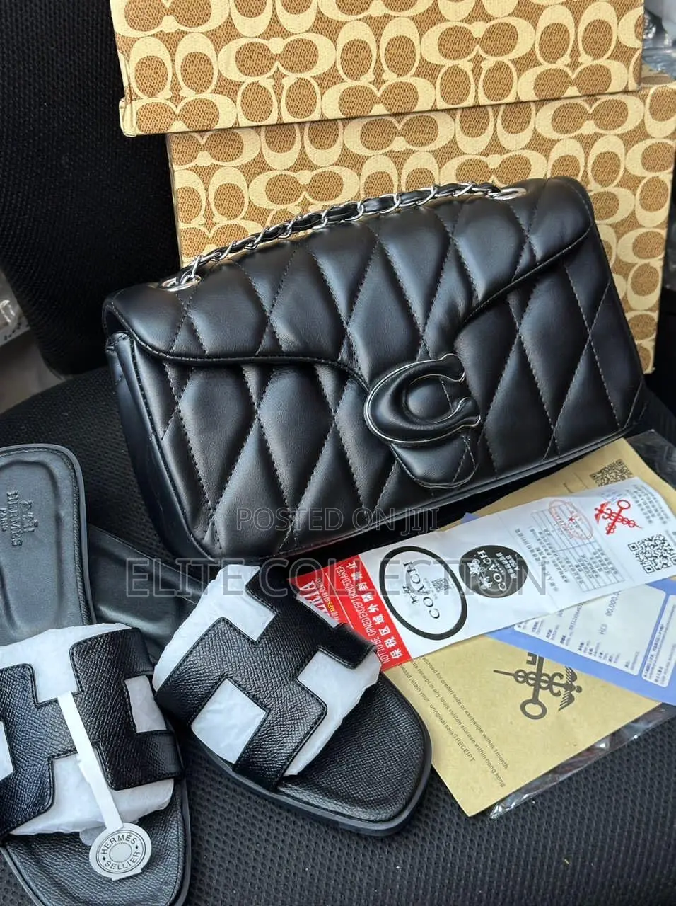 Coach Bag Combo Slide Size 37-42 Available as Displayed