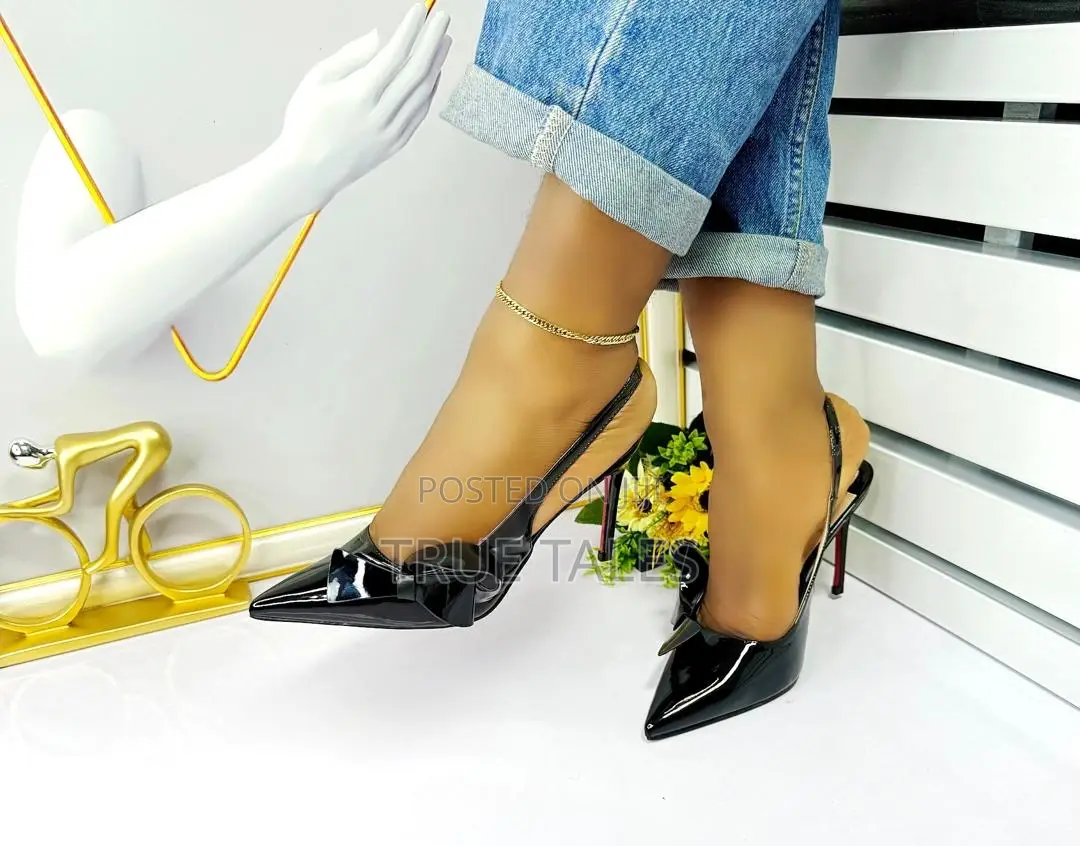Ladies Bow Sling Back Shoe