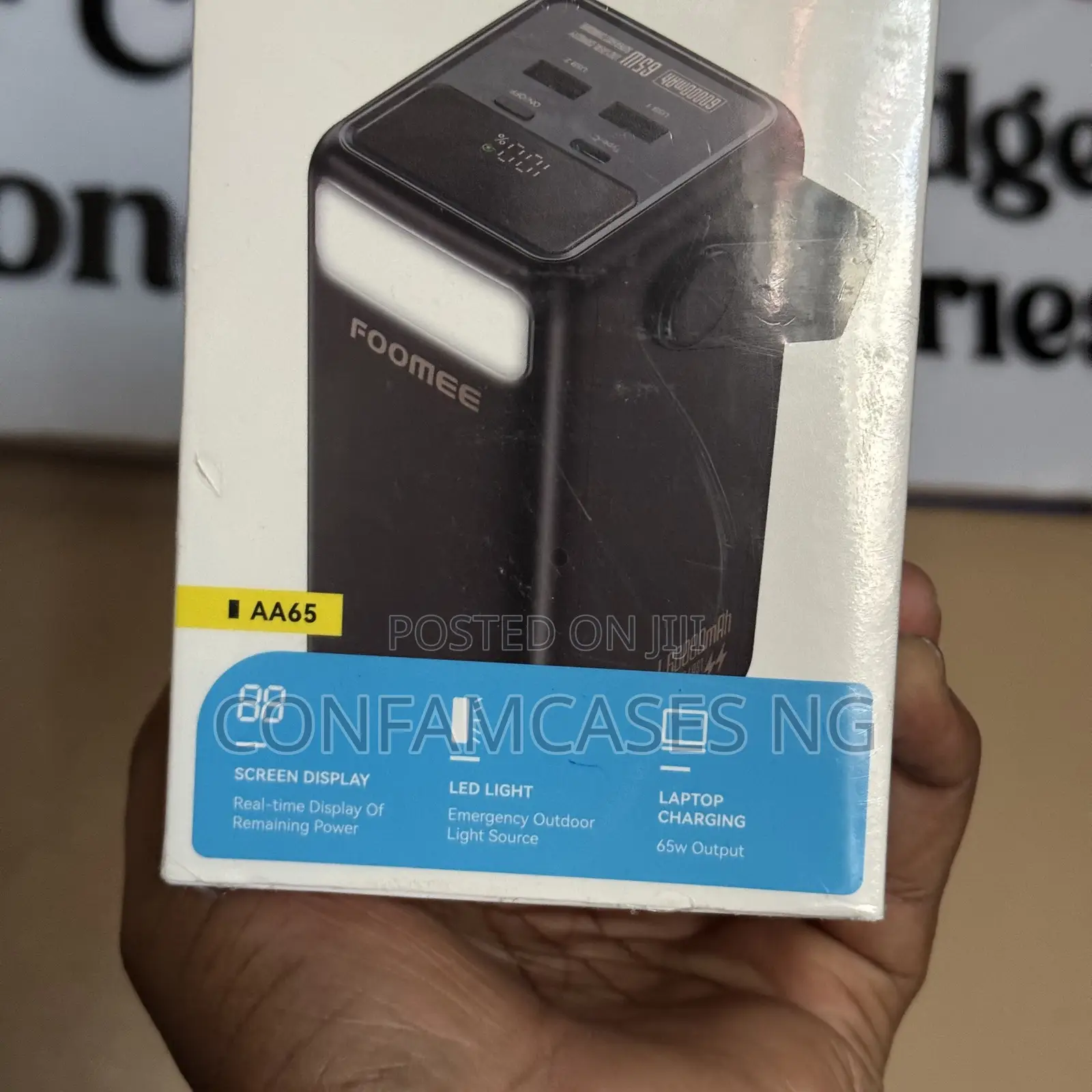 Foomee 60000mah 65w Power Bank for Phone and Laptop