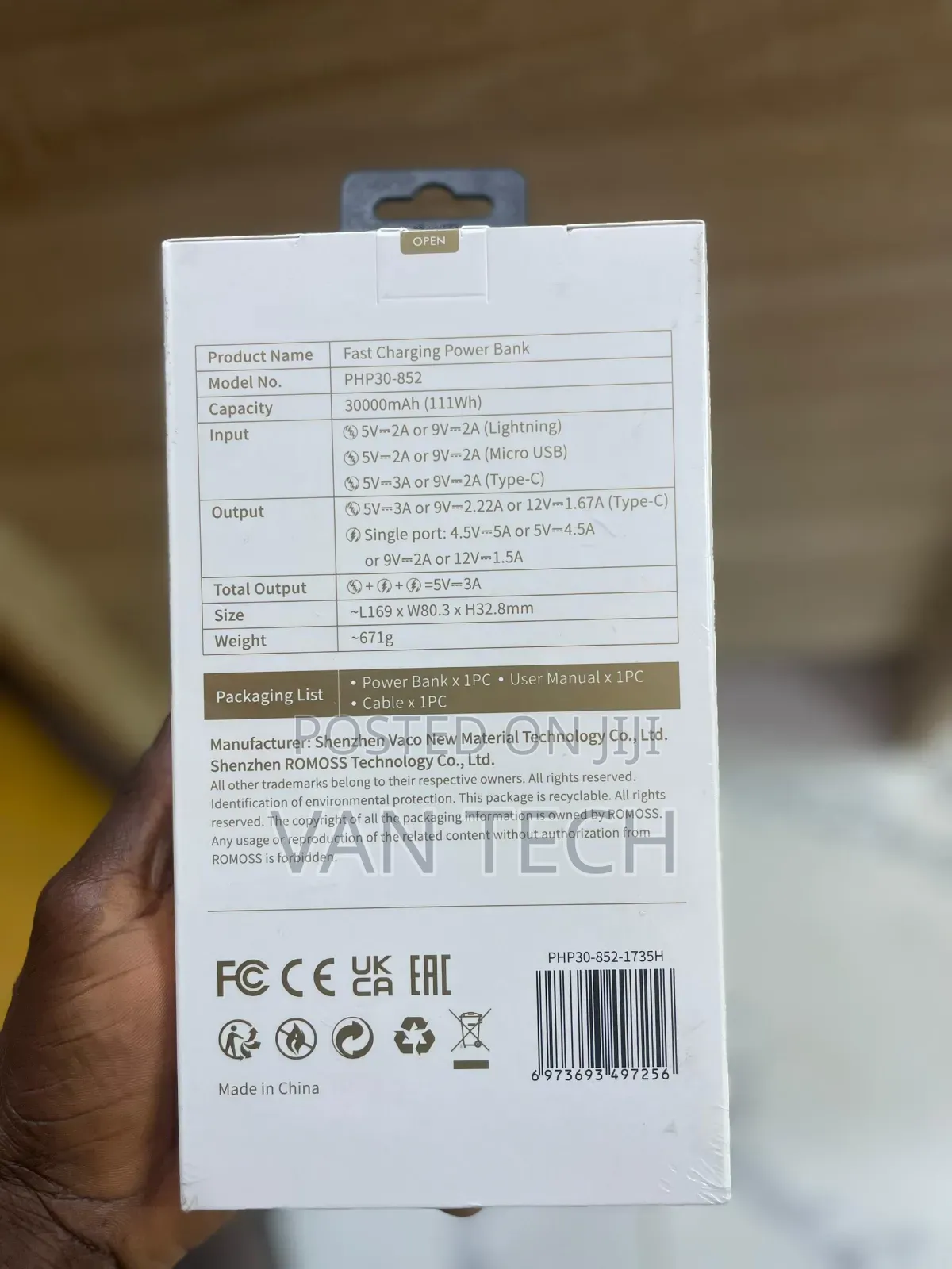 Romoss 30000mah Power Bank