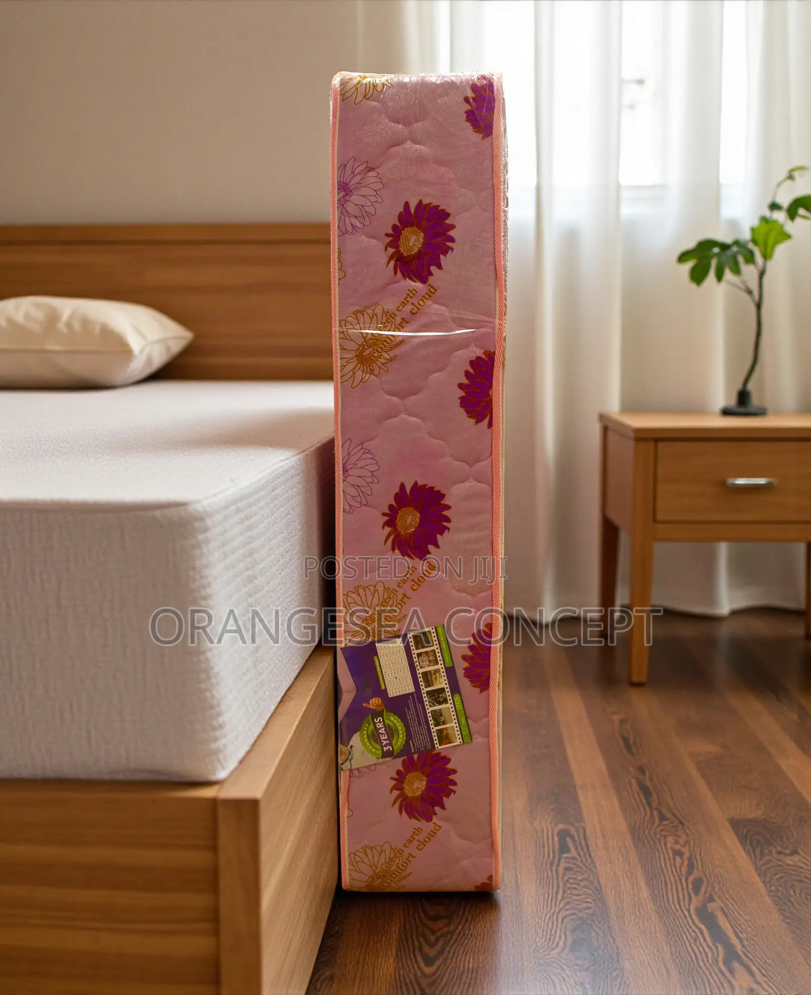 6x6x14 Semi Orthopaedic Mattress (Payment on Delivery Within Lagos).